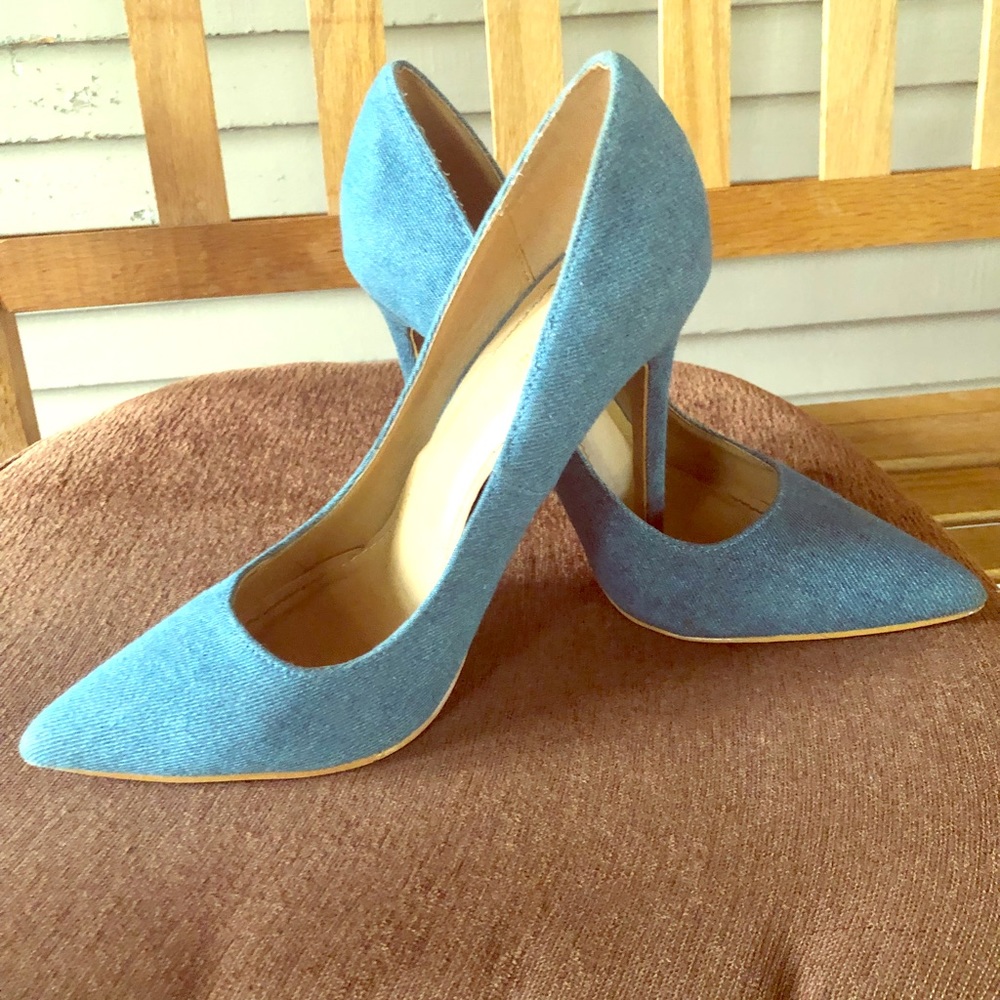 Denim Heels